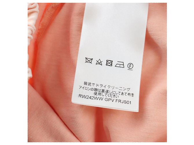 LOUIS VUITTON Rock Baumwolle XS Rosa LV Auth 204959M Pink - Ansicht 18