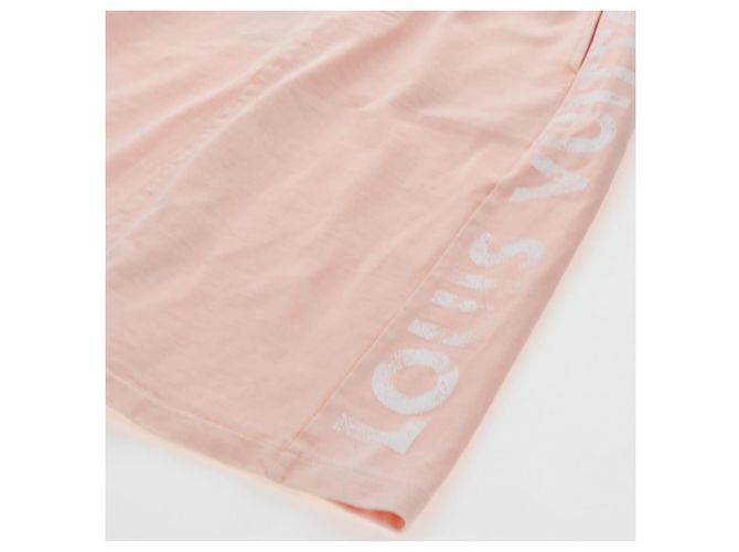 LOUIS VUITTON Rock Baumwolle XS Rosa LV Auth 204959M Pink - Ansicht 6