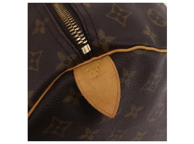 LOUIS VUITTON Monogram Keepall 60 Boston Bag M41422 LV Auth 204091V Monogramme - vue 18