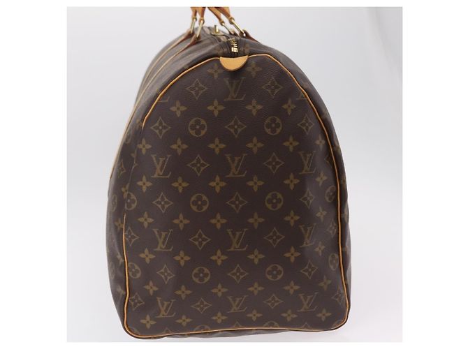 LOUIS VUITTON Monogram Keepall 60 Boston Bag M41422 LV Auth 204091V Monogramme - vue 3
