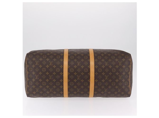 LOUIS VUITTON Monogram Keepall 60 Boston Bag M41422 LV Auth 204091V Monogramme - vue 5