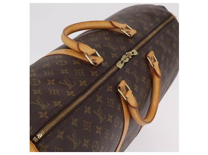 LOUIS VUITTON Monogram Keepall 60 Boston Bag M41422 LV Auth 204091V Monogramme - vue 6
