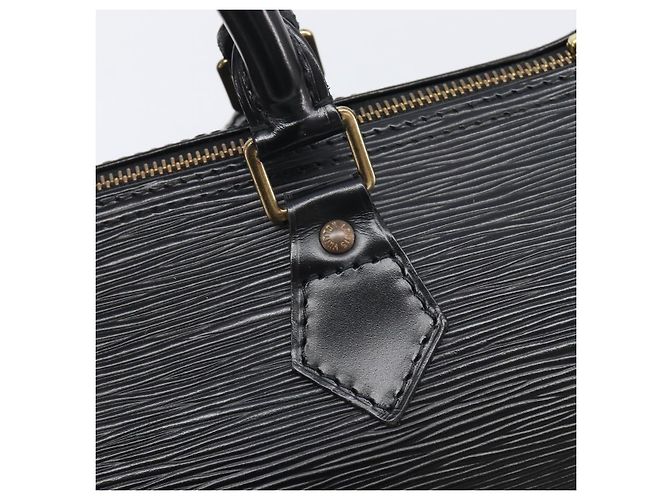 LOUIS VUITTON Epi Speedy 30 Hand Bag Noir M43002 LV Auth BA16002V Nero - vista 18