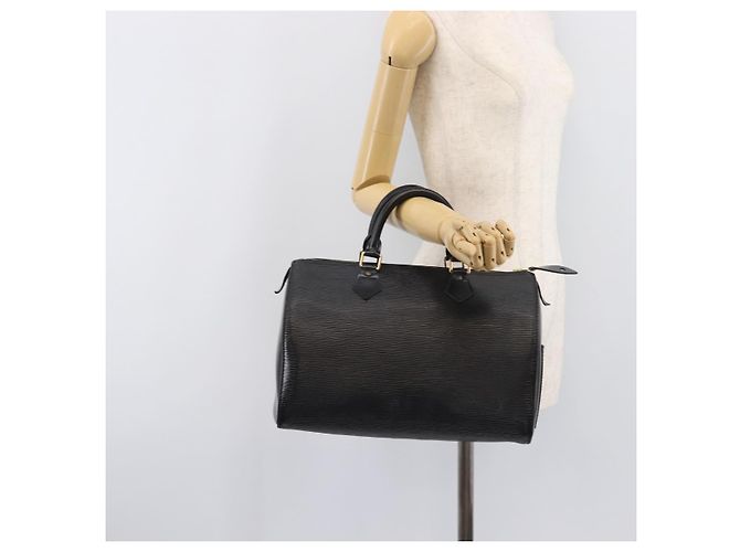 LOUIS VUITTON Epi Speedy 30 Hand Bag Noir M43002 LV Auth BA16002V Nero - vista 23