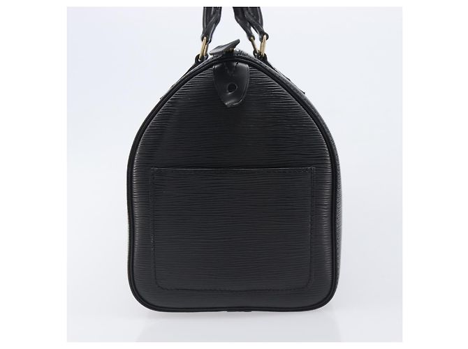LOUIS VUITTON Epi Speedy 30 Hand Bag Noir M43002 LV Auth BA16002V Nero - vista 4
