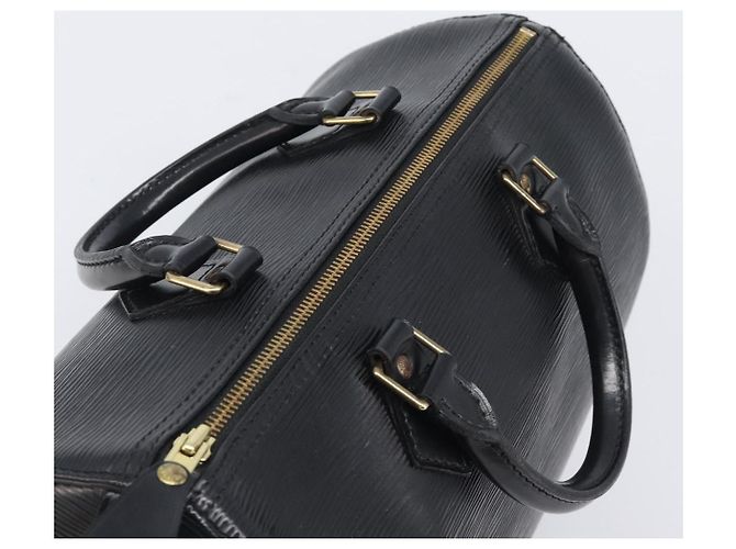 LOUIS VUITTON Epi Speedy 30 Hand Bag Noir M43002 LV Auth BA16002V Nero - vista 6