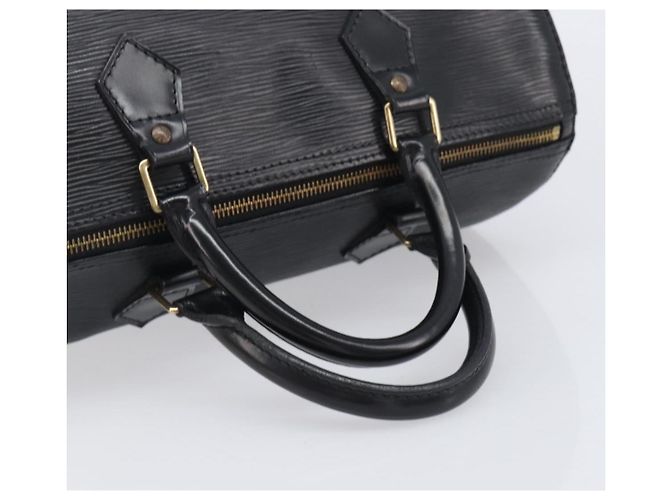 LOUIS VUITTON Epi Speedy 30 Hand Bag Noir M43002 LV Auth BA16002V Nero - vista 7