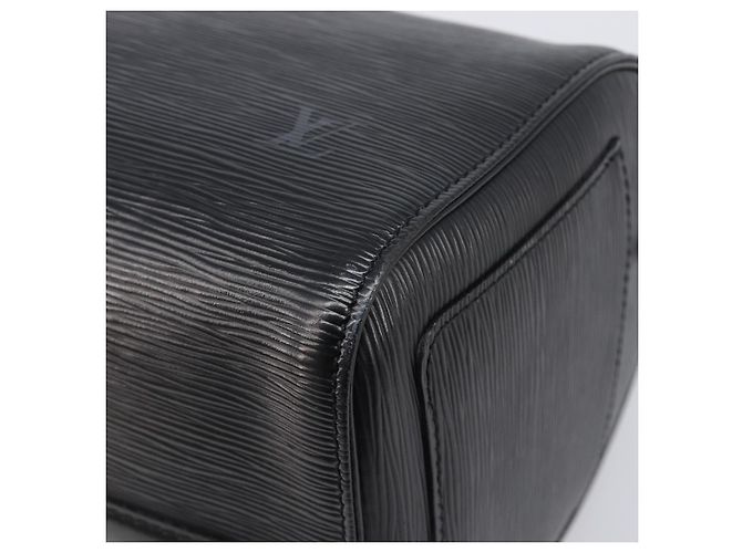 LOUIS VUITTON Epi Speedy 30 Hand Bag Noir M43002 LV Auth BA16002V Nero - vista 8