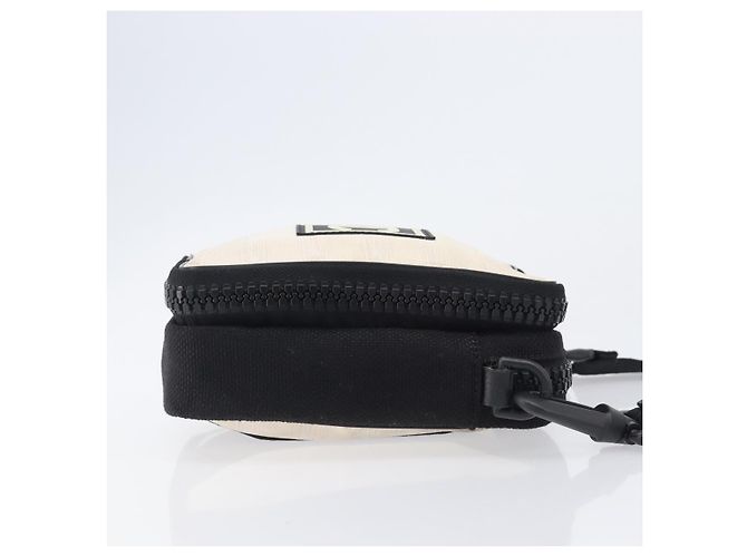 Borsa a tracolla CHANEL Sports Line Canvas Ivory CC Auth 206799A - vista 3
