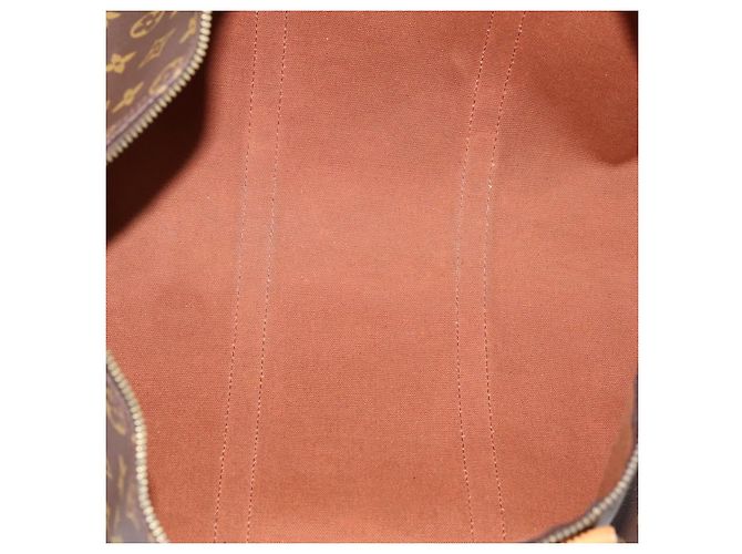 LOUIS VUITTON Monogram Keepall 50 Boston Bag M41426 LV Auth 205140A Monogramme - vue 10