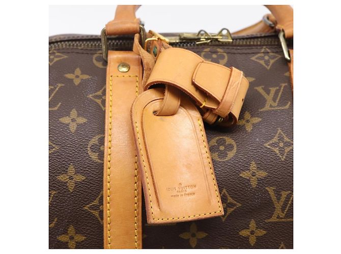 LOUIS VUITTON Monogram Keepall 50 Boston Bag M41426 LV Auth 205140A Monogramme - vue 19