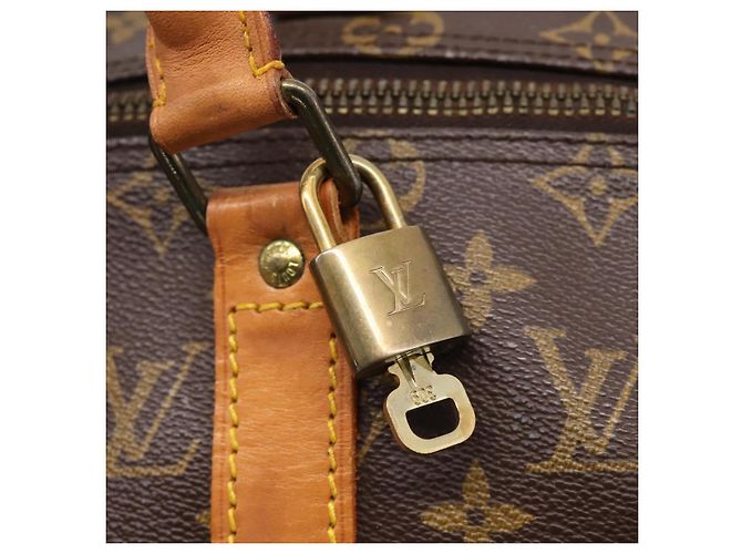 LOUIS VUITTON Monogram Keepall 50 Boston Bag M41426 LV Auth 205140A Monogramme - vue 9