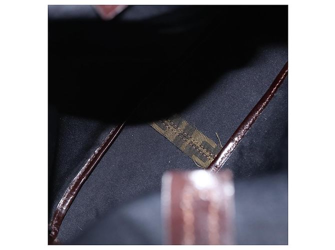 FENDI Zucca Canvas Handtasche Schwarz Braun Auth 202501 - Ansicht 12