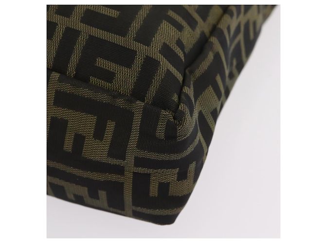 FENDI Zucca Canvas Handtasche Schwarz Braun Auth 202501 - Ansicht 15