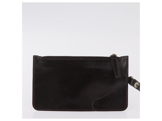 FENDI Zucca Canvas Handtasche Schwarz Braun Auth 202501 - Ansicht 20