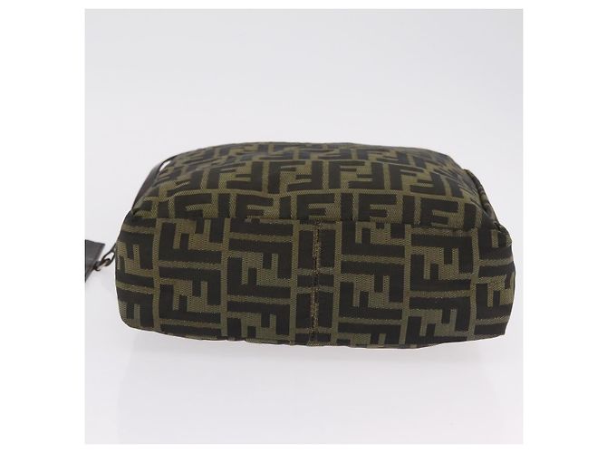 FENDI Zucca Canvas Handtasche Schwarz Braun Auth 202501 - Ansicht 5