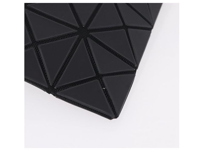 Borsa a pochette ISSEY MIYAKE BAO BAO PVC Pelle Nero Argento Auth 204271A - vista 15