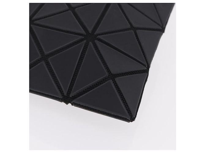 Borsa a pochette ISSEY MIYAKE BAO BAO PVC Pelle Nero Argento Auth 204271A - vista 16