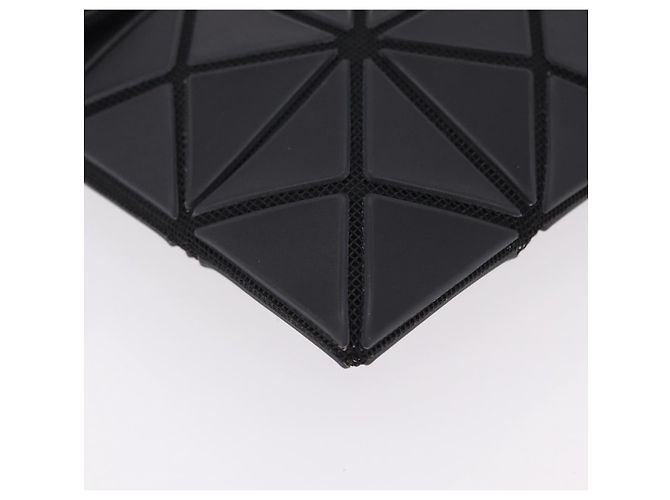 Borsa a pochette ISSEY MIYAKE BAO BAO PVC Pelle Nero Argento Auth 204271A - vista 7