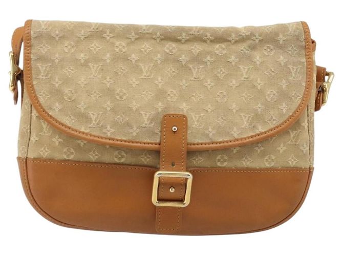 LOUIS VUITTON Monogram Mini Belanger Shoulder Bag Beige M92674 LV Auth 205875 Monograma - vista 13