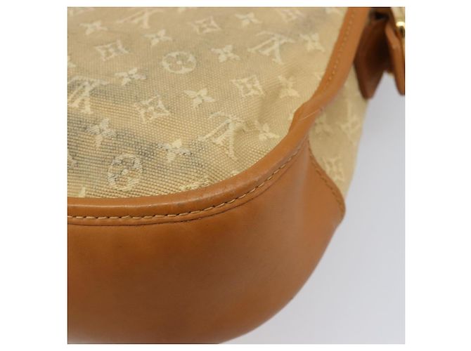 LOUIS VUITTON Monogram Mini Belanger Shoulder Bag Beige M92674 LV Auth 205875 Monograma - vista 17