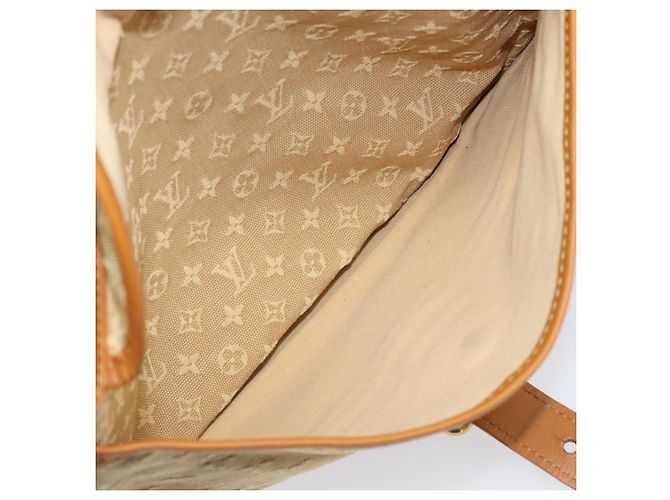LOUIS VUITTON Monogram Mini Belanger Shoulder Bag Beige M92674 LV Auth 205875 Monograma - vista 28