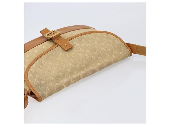 LOUIS VUITTON Monogram Mini Belanger Shoulder Bag Beige M92674 LV Auth 205875 Monograma - vista 7
