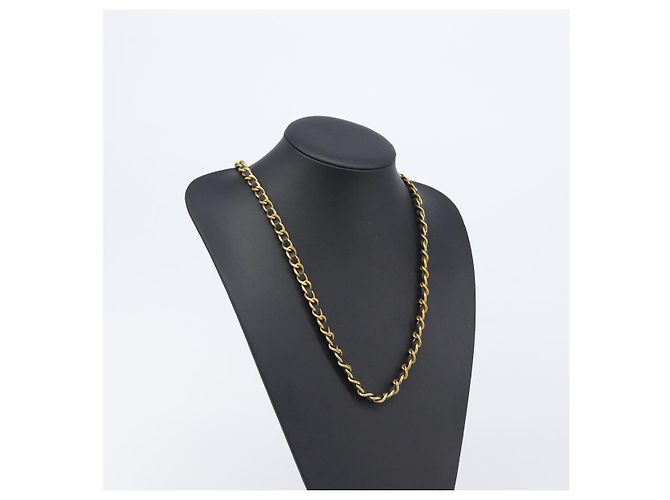 CHANEL Halskette Metall Goldfarben CC Auth bs37528 - Ansicht 17
