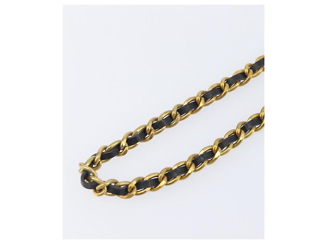 CHANEL Halskette Metall Goldfarben CC Auth bs37528 - Ansicht 3