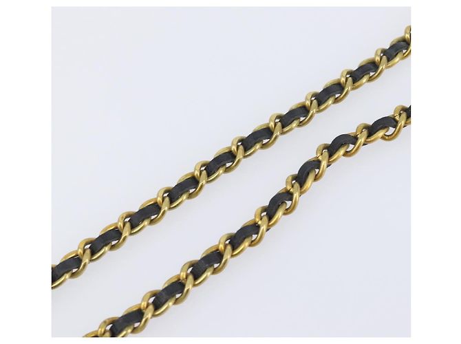 CHANEL Halskette Metall Goldfarben CC Auth bs37528 - Ansicht 6