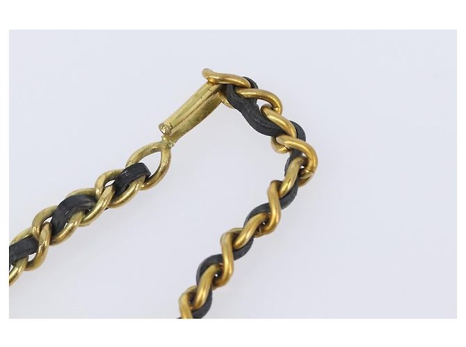 CHANEL Halskette Metall Goldfarben CC Auth bs37528 - Ansicht 8