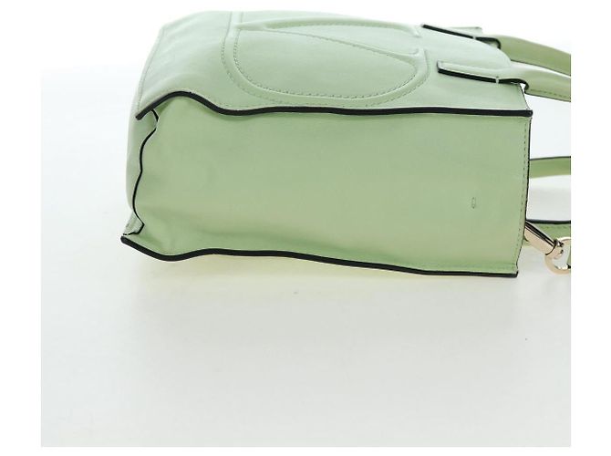 Sac à main Valentino en cuir 2way Vert Or Auth 206792A Doré - vue 5