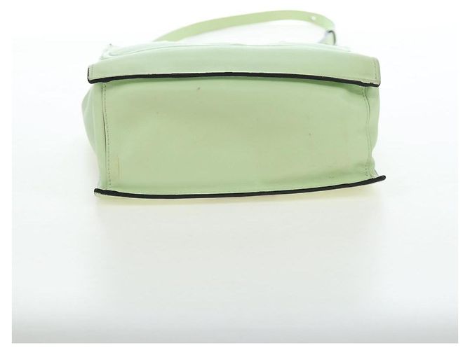 Sac à main Valentino en cuir 2way Vert Or Auth 206792A Doré - vue 6