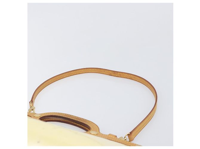 LOUIS VUITTON Monogram Vernis Roxbury Drive Hand Bag Perle M91374 LV Auth 206602 - vista 16