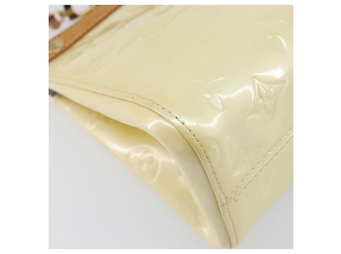 LOUIS VUITTON Monogram Vernis Roxbury Drive Hand Bag Perle M91374 LV Auth 206602 - vista 20