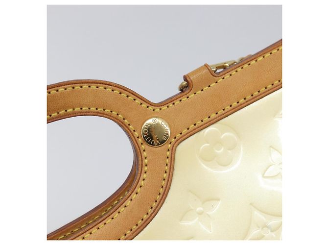 LOUIS VUITTON Monogram Vernis Roxbury Drive Hand Bag Perle M91374 LV Auth 206602 - vista 23