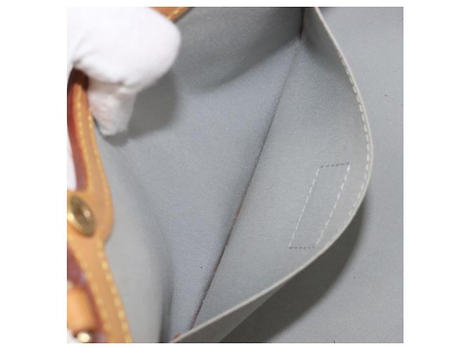 LOUIS VUITTON Monogram Vernis Roxbury Drive Hand Bag Perle M91374 LV Auth 206602 - vista 27