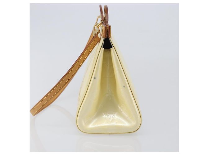 LOUIS VUITTON Monogram Vernis Roxbury Drive Hand Bag Perle M91374 LV Auth 206602 - vista 3
