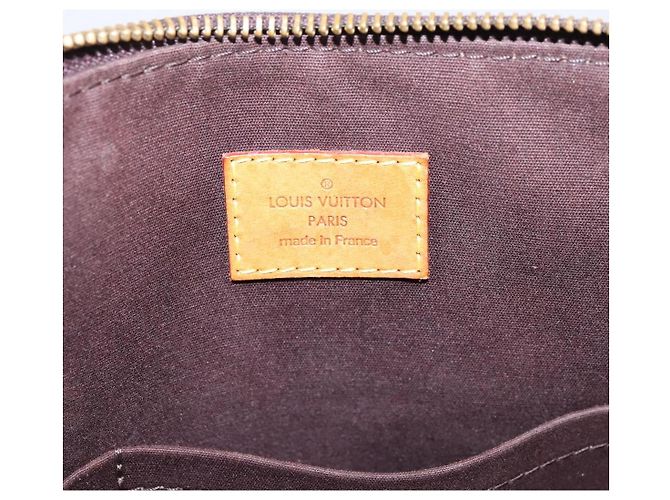 Bolso Tote LOUIS VUITTON Monogram Vernis Bellevue GM Amarante M93589 Auth ka6486 Burdeos - vista 18
