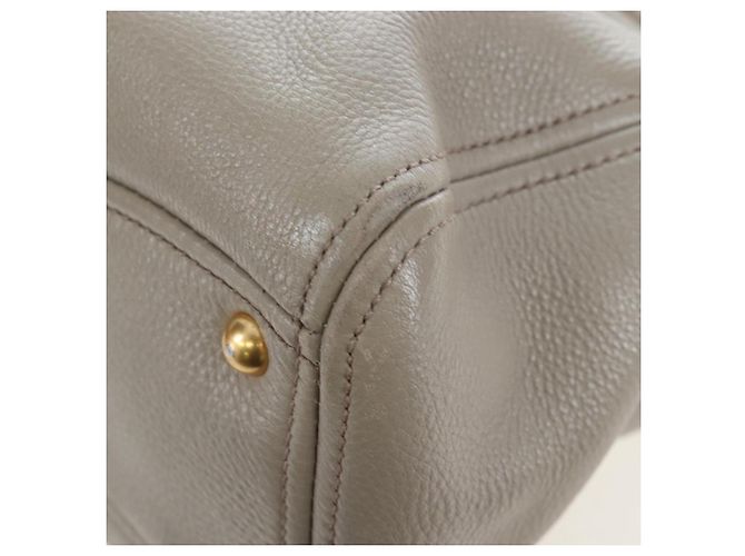 Miu Miu Handtasche Leder 2way Beige Gold Auth 202505A Golden - Ansicht 22