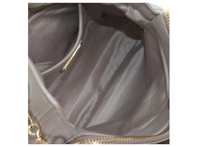Miu Miu Handtasche Leder 2way Beige Gold Auth 202505A Golden - Ansicht 25