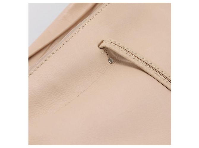 Céline Borsa a mano CELINE Bitter Sweet in pelle Ivory Auth 205386 Crudo - vista 10