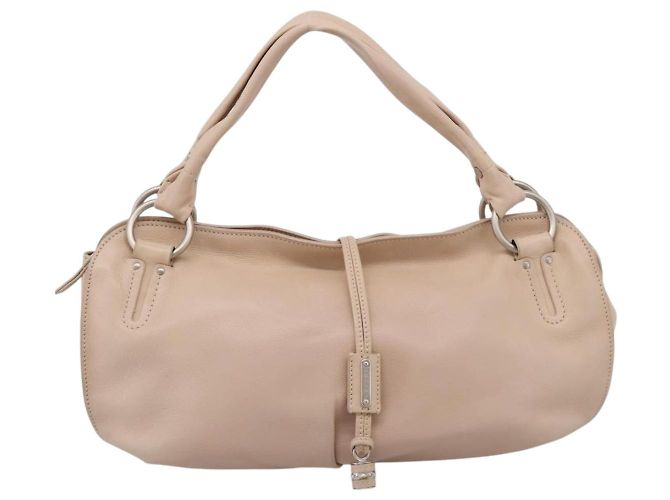 Céline Borsa a mano CELINE Bitter Sweet in pelle Ivory Auth 205386 Crudo - vista 13