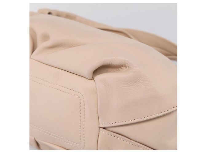 Céline Borsa a mano CELINE Bitter Sweet in pelle Ivory Auth 205386 Crudo - vista 16