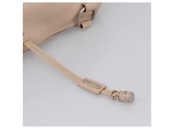 Céline Borsa a mano CELINE Bitter Sweet in pelle Ivory Auth 205386 Crudo - vista 18