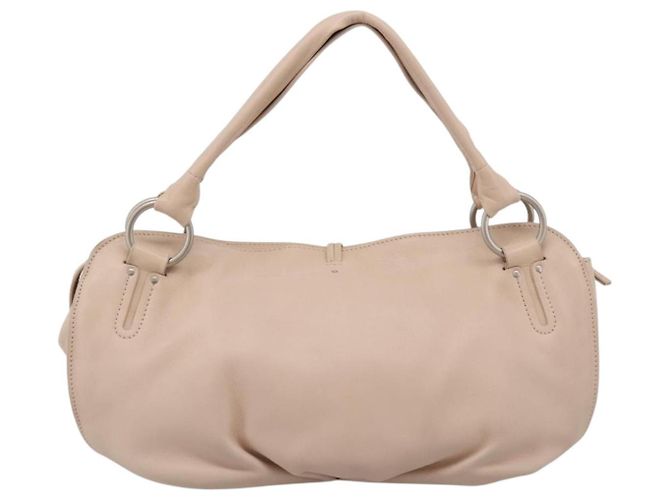 Céline Borsa a mano CELINE Bitter Sweet in pelle Ivory Auth 205386 Crudo - vista 2