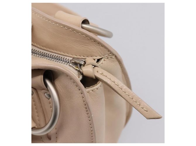 Céline Borsa a mano CELINE Bitter Sweet in pelle Ivory Auth 205386 Crudo - vista 20
