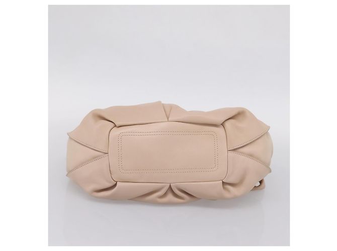 Céline Borsa a mano CELINE Bitter Sweet in pelle Ivory Auth 205386 Crudo - vista 6