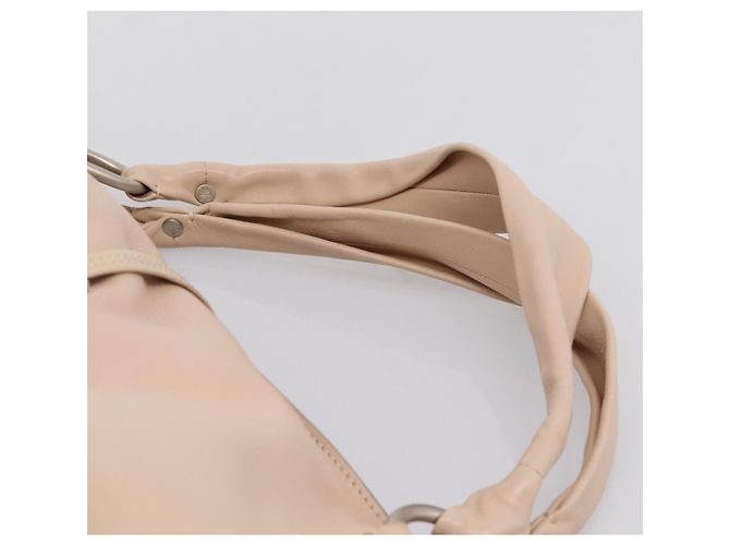 Céline Borsa a mano CELINE Bitter Sweet in pelle Ivory Auth 205386 Crudo - vista 9