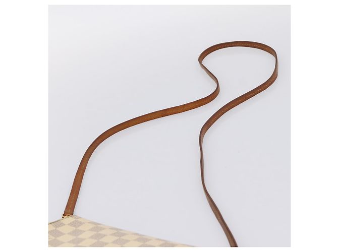 LOUIS VUITTON Damier Azur Favorit PM Shoulder Bag 2way N41277 LV Auth BA15771 - vista 15